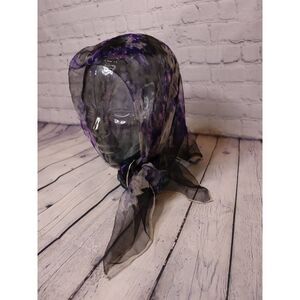 GORGEOUS Vintage Floral Head Scarf!